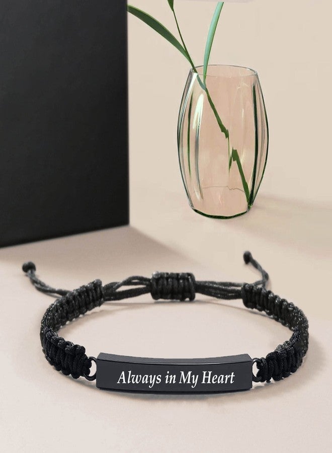 RIPFEVURN 3 Pack Cremation Jewelry Urn Bracelet for Ashes for Women Men Adjustable Memorial Keepsake Bangle Rope Braided Bracelet - Image 3